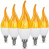 Buy cheap E14 Outdoor Courtyard Led Flame Light Bulb 1500k 2w Fire Looking Light Bulbs from wholesalers