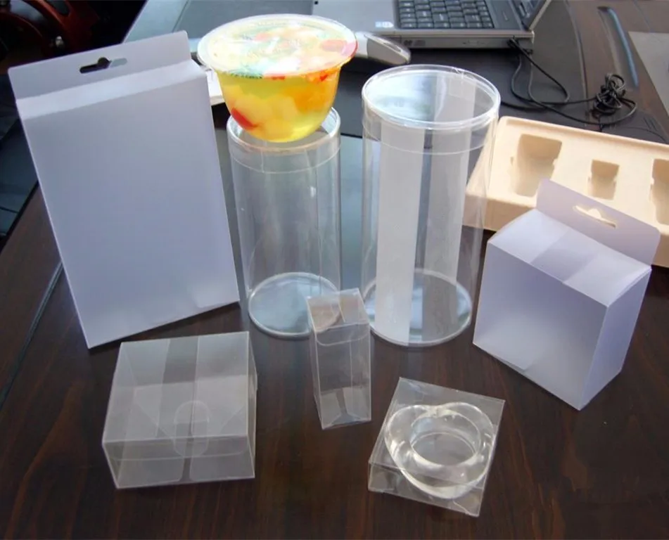 Plastic Pvc Gift Packaging Box Pet Folding Environmental Protective Transparent
