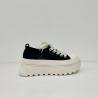 Buy cheap Women fashion breathable sneakers with high top and silk lace up from wholesalers