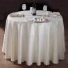 Buy cheap 100%polyester minimatt round table cloth/hotel table cloth/wedding table cloth/jacquard textile could match with napkin from wholesalers