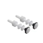 White High quality plastic toilet installation repair kit, toilet bolt