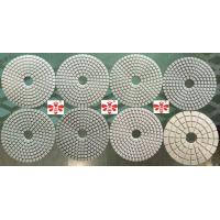 Buy cheap Metal Diamond Polishing Pads 4 Inch Wet Dry Lixa Diamantados White Economical product