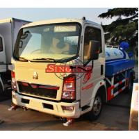 Buy cheap 3 - 5 Ton Water Tanker Truck Hydraulic Steering Two Axle ZZ5073 Chassis product
