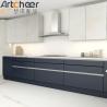 Buy cheap Grey and Blue Color Customized Kitchen Cabinet in L Shape Design for Modern Kitchen from Foshan from wholesalers