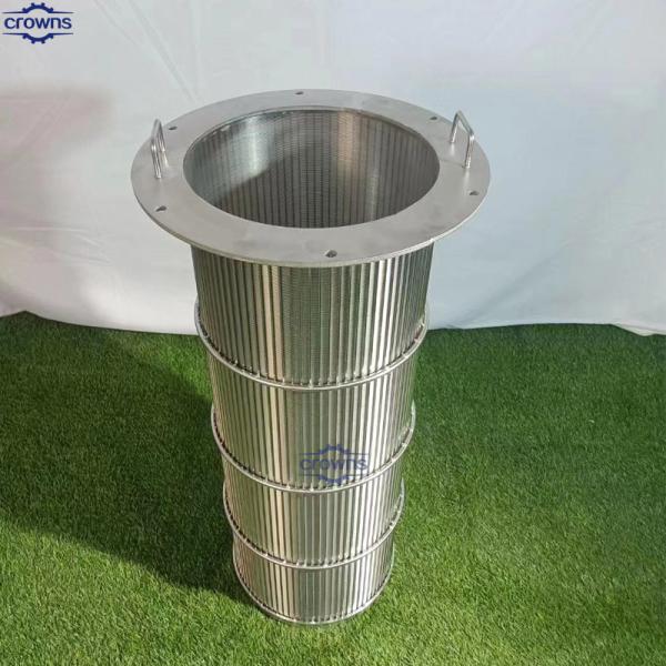 Buy cheap Johnson stainless steel 304 316 316L wedge wire slot tubes filter Screen from wholesalers