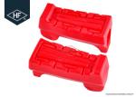 YBR125 JYM125 Motorcycle Front Footrest , Rubber Front Footrest Motorcycle Body
