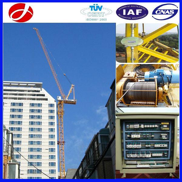 Buy cheap china made low price 10t luffing jib tower crane for sale from wholesalers