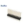 Buy cheap ODM OEM 2.54 Mm Header Connector PA6T 2 Row Straight Pin Male from wholesalers