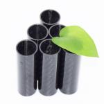 High Flexibility Round 100% Carbon Fiber Tube Roll-Wrapped / Pultrusion