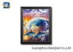Wall Hanging Picture / Painting for Bedroom , 3d Picture Of Dolphin / Birds