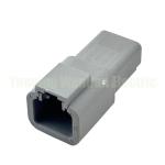 Buy cheap 2 Pin DTP04-2P ATP04-2P DEUTSCH DTP Gray Receptacle Connector Waterproof from wholesalers