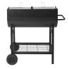 Buy cheap Outdoor Garden Party BBQ Grill with Trolley Cooking Area 67*38 cm Chrome Plated Finish from wholesalers