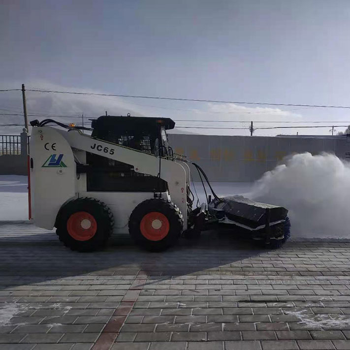 Hydraulic Cylinder 50HP 65HP 100HP 125HP Crawler Wheel Skid Steer Loader with Backhoe Attachment
