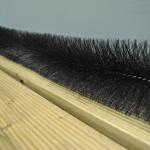 Professional 100mm Diameter White Gutter Brush Leaf Guard 4m Rolls for Gutter