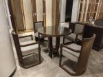 ISO18001 Hotel Restaurant Furniture Low Back Wooden Chairs Non Retractable