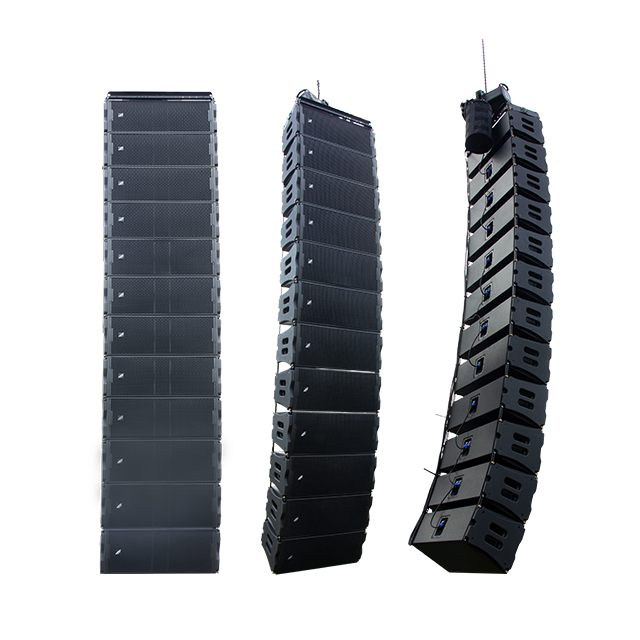 ARE Audio Dual 8 Inch Outdoor Line Array Set Professional Audio System Portable Speaker Set