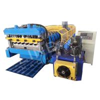 Buy cheap 0.4-0.6mm Prepainted Color Roofing Roll Forming Machine Semi Circular product