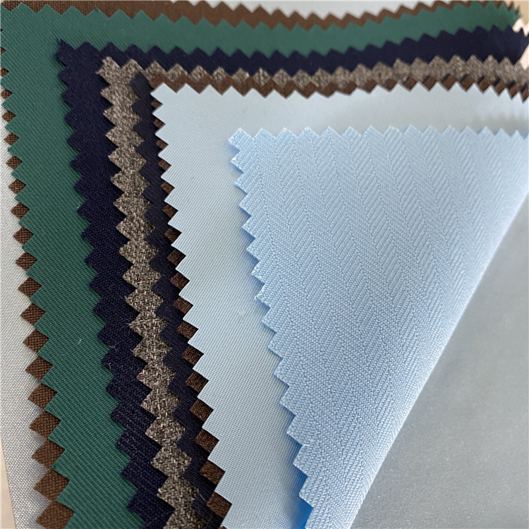 Oxford Mini Matt Gabardine Satin Microfiber Twill Plain Fabric for Trousers