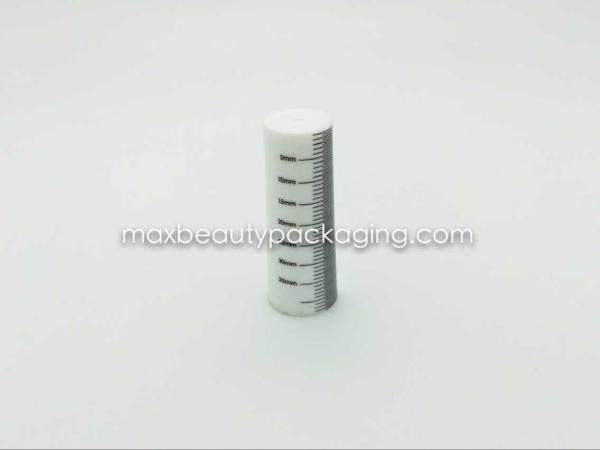 N1030 glossy white nail polish cap with printing nail polish packaging plastic