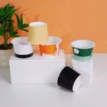6oz Customize Logo Greek Yogurt Cups Single Wall Plastic Small Size Fruit Ice