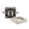 Buy cheap Waterproof Plastic Junction Box 83*81*56mm Electric Distribution Enclosure with Din Rail Terminals from wholesalers