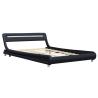 Buy cheap Queen Size Black LED Upholstered Bed Frame PU Leather EN1725 BSCI Certification from wholesalers
