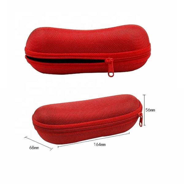 Buy cheap Customised Oxford Cloth Sunglass Cases Zip Up Glasses Case Anti Pressure from wholesalers