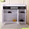 Buy cheap Melamine MDF Wood Shoe Cabinet Cabinet 3 Doors 100cm Height from wholesalers
