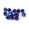 Buy cheap Compression Quick Fit Bonded ABS 9mm Septa blue screw caps from wholesalers