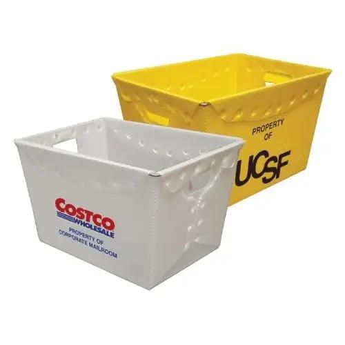 Buy cheap Rigid Customized Lightweight PP Mail Tote Corrugated Plastic Postal Boxes Bins from wholesalers
