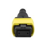 CATV Networks MPO Trunk Cable Female To Female 12 Fibers Polarity A OM3 Yellow