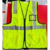 Buy cheap 110 Gram 80 Gram Green Hi Vis Vest Custom Construction Vest Zipper Type from wholesalers