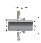 VE Seals V-Ring Shaft Seals For Water Pump Hydraulic Piston Seal