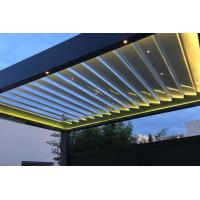 Buy cheap Blade 260mm Louvered Pergola System Free Design Witn Blinds Aluminum Adjustable product