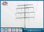 35KV Anti - Rust Steel Tubular Pole For Electrical Power Transmission Line