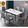 Buy cheap Oilproof Rectangle Restaurant Dining Table Marble Stone Tabletop from wholesalers