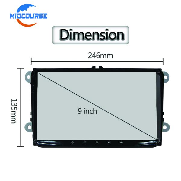 Buy cheap 9 Inch Aftermarket Gps Head Unit Android Navigation Double Din Wifi Car Stereo from wholesalers