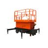 Buy cheap Sinolift SJY（II）Stainless Manganese Steel Pedestrian Motorized Mobile Scissor Lift Capacity 500 kg from wholesalers