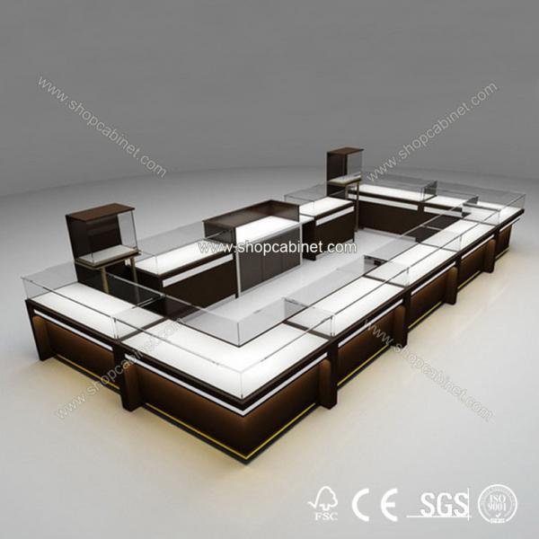 Buy cheap 2015 HOT selling glass display showcase/jewelry display showcase for sale from wholesalers