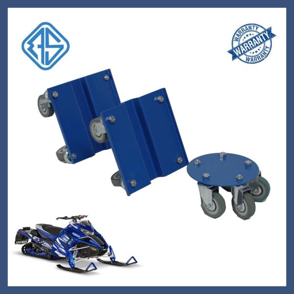 Buy cheap Mini Snowmobile Moving Cart Motorcycle Trolley Rubber Wheel Heavy Duty Dolly from wholesalers