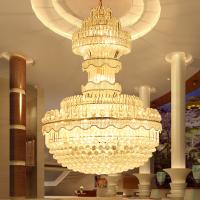 Buy cheap Traditional crystal pendant light large hotel chandelier handmade lamps (WH-NC product