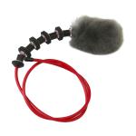Custom Red Color Wool Paintball Barrel Cleaner / Cleaning Brush Easy To Fold
