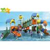 Buy cheap Plastic Toddler Water Slide , Tube Water Slide Fiberglass High Speed CAD Drawing from wholesalers