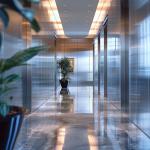 Stylish Stainless Steel Wall Coverings, Rose Gold, for Interior Decoration