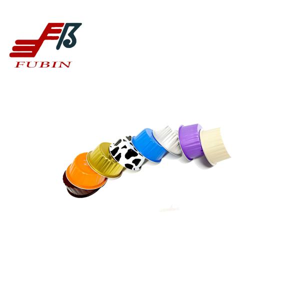 Buy cheap 132ML Colored Aluminum Foil Pans FDA Aluminum Foil Baking Cups from wholesalers