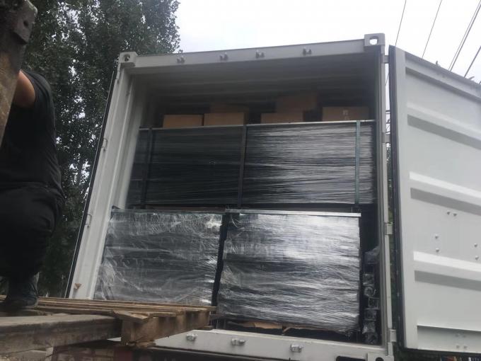 Security Fencing Weld Mesh Panels PVC Or Powder Spray Coated For Commercial Building