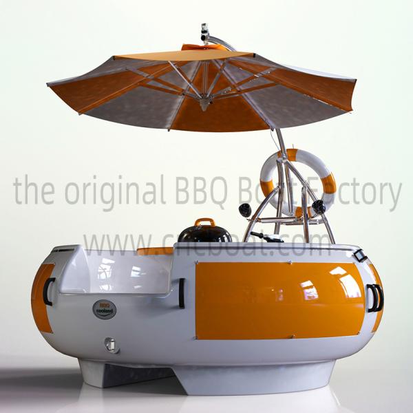 Buy cheap Diameter 250cm 8 Adults FRP Depth 30cm Bbq Donut Boat from wholesalers