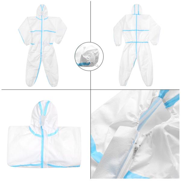 Buy cheap Safety Isolating Disposable Protective Suit , Non Woven Protective Suit Coverall from wholesalers