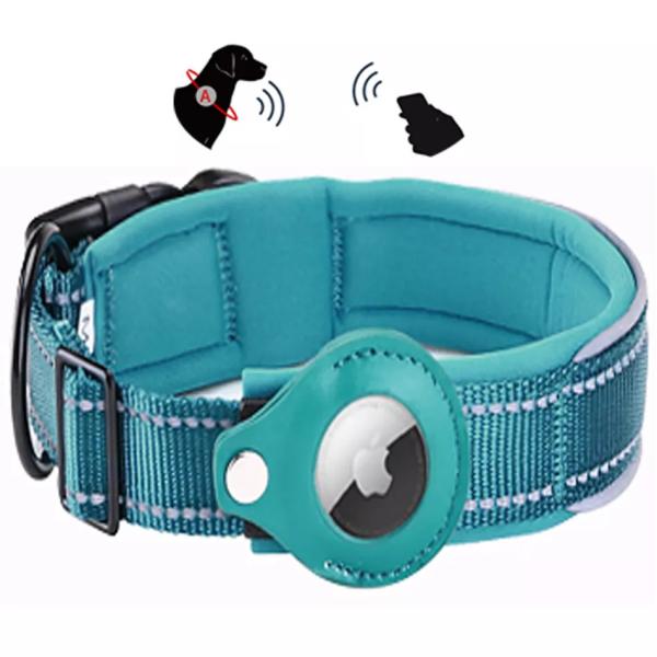 Buy cheap Reflective GPS Polyester Pet Collars Leashes With Customizable Logo from wholesalers