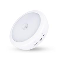 Buy cheap Round EMC FCC 0.100kg Battery Operated Motion Sensor Light Warm White product